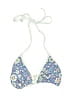 Shoshanna Floral Blue Purple Swimsuit Top Size S (estimated) - photo 1