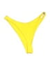 Zaful Solid Yellow Swimsuit Bottoms Size M - photo 1