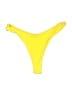Zaful Solid Yellow Swimsuit Bottoms Size M - photo 2