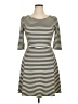 Pixley Stripes Ivory Casual Dress Size XL - photo 1