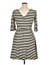 Pixley Stripes Ivory Casual Dress Size XL - photo 2