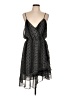 BCBGeneration 100% Polyester Paisley Black Cocktail Dress Size L - photo 1