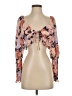 All About May 100% Polyester Pink Long Sleeve Blouse Size 4 - photo 1