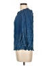 Style Envy 100% Rayon Blue 3/4 Sleeve Blouse Size L - photo 5