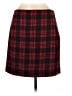 Boston Proper Plaid Red Casual Skirt Size 6 - photo 1