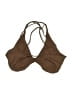 Unbranded Solid Brown Swimsuit Top Size S - photo 2