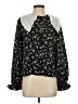 Roolee 100% Polyester Black Long Sleeve Blouse Size S - photo 1