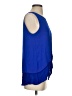 Cremieux 100% Polyester Blue Sleeveless Blouse Size S - photo 4