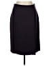 Garfield & Marks Solid Black Purple Formal Skirt Size 10 - photo 1