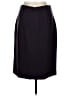 Garfield & Marks Solid Black Purple Formal Skirt Size 10 - photo 2