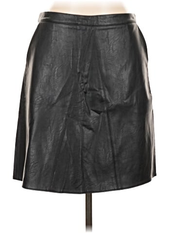 dip Faux Leather Skirt (view 1)