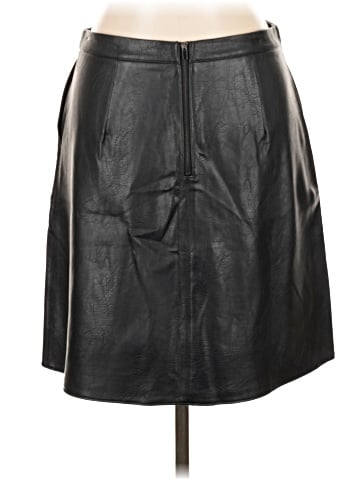dip Faux Leather Skirt (view 2)