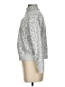 Hippie Rose Animal Print Silver Pullover Sweater Size S - photo 5