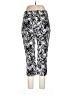 Apt. 9 Print Black Active Pants Size 8 - photo 1
