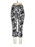 Apt. 9 Print Black Active Pants Size 8 - photo 2