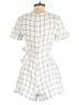 Eva Franco Checkered-gingham White Romper Size 4 - photo 2