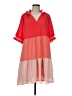 Crosby 100% Polyester Color Block Red Casual Dress Size M - photo 1