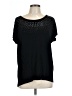 Design History Black Short Sleeve Top Size L - photo 1