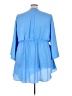 City Chic 100% Polyester Blue Casual Dress Size 24 Plus (XXL) - photo 2