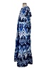 Chico's Chevron-herringbone Blue Casual Dress Size Sm (0.5) - photo 5