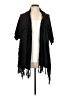 Larry Levine 100% Cotton Black Cardigan Size Lg - XL - photo 1