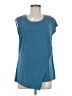 BCBGMAXAZRIA Teal Short Sleeve Top Size M - photo 1
