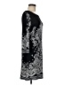Mt Collection 100% Polyester Paisley Black Casual Dress Size M - photo 4