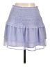 Bar III 100% Polyester Solid Blue Casual Skirt Size L - photo 1