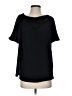 Do & Be 100% Polyester Black Short Sleeve Top Size S - photo 1