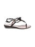 Lanvin 100% Leather Black Wedges Size EU 39 - photo 1