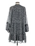 1.State 100% Polyester Print Gray Casual Dress Size M - photo 2