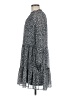 1.State 100% Polyester Print Gray Casual Dress Size M - photo 5