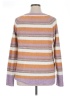 Caslon Stripes Purple Pullover Sweater Size XL - photo 2