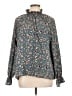Karlie Teal Long Sleeve Turtleneck Size L - photo 1