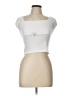 Assorted Brands White Short Sleeve Top Size 10 - photo 1