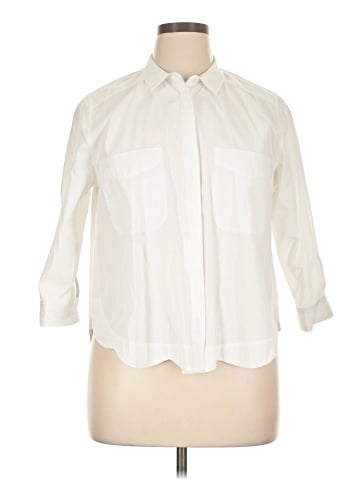 HD in Paris 3/4 Sleeve Button-Down Shirt (view 1)