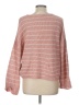 Blu Pepper Stripes Pink Pullover Sweater Size L - photo 2