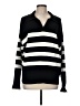 Lillusory Stripes Black Pullover Sweater Size M - photo 1