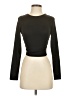 Shein Black Long Sleeve Top Size 4 - photo 1