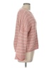 Blu Pepper Stripes Pink Pullover Sweater Size L - photo 4