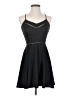 Bar III Solid Black Cocktail Dress Size S - photo 1