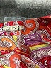 Luna Orange Short Sleeve Blouse Size M - photo 8