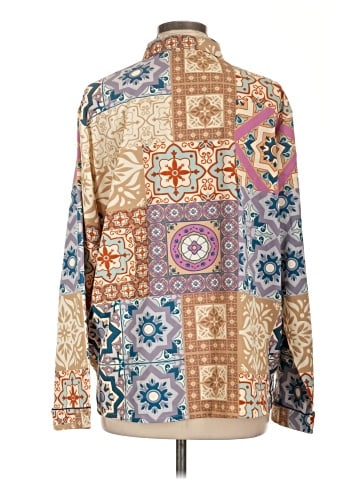 Tolani Long Sleeve Button-Down Shirt (view 2)