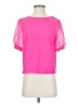 Bisou Bisou 100% Polyester Pink Short Sleeve T-Shirt Size S - photo 1