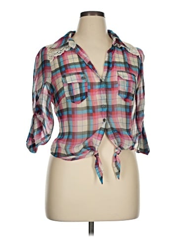 American Rag Cie 3/4 Sleeve Blouse (view 1)