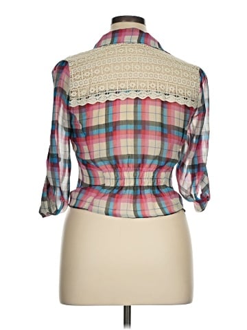 American Rag Cie 3/4 Sleeve Blouse (view 2)