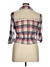 American Rag Cie 100% Polyester Plaid Pink 3/4 Sleeve Blouse Size XL - photo 2