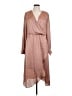ABS Collection 100% Polyester Tan Casual Dress Size L - photo 1