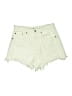 Zara Green Denim Shorts Size 6 - photo 1