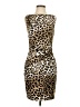 Cache Animal Print Brown Cocktail Dress Size 2 - photo 1